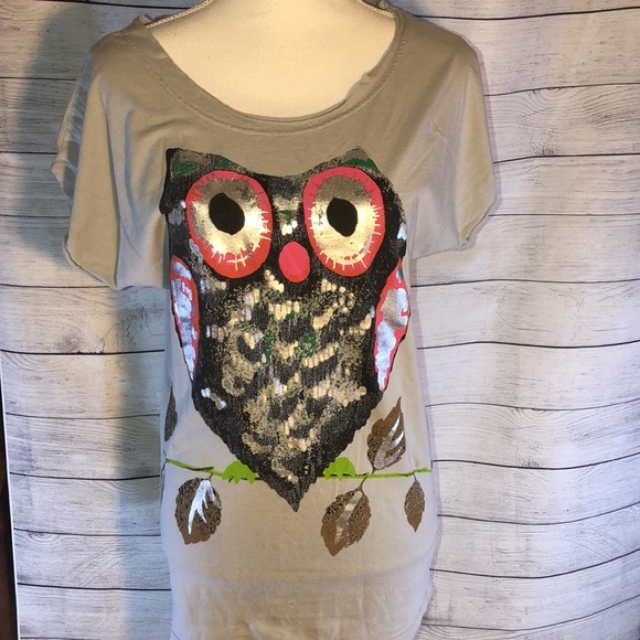 💖 Owl Graphic Tee - Picture 2 of 4